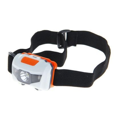 Фонарь налобный, 3 LED, 3 ААА, 4 режима, 6 х 4.5 х 3.5 см