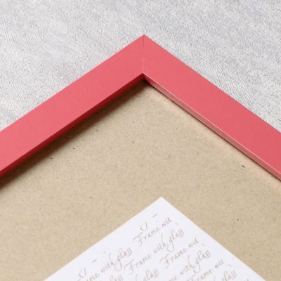 Фоторамка МДФ 30х40 см, №6, ширина 18 мм, толщина 12 мм, красный