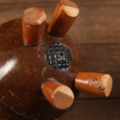 Сувенир копилка из кокоса "Козлик" 15х13х20 см