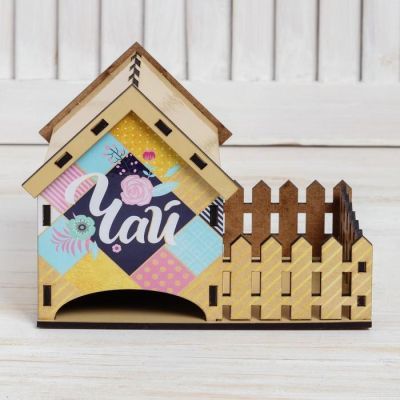 Чайный домик "Чай", 10,5х12 см