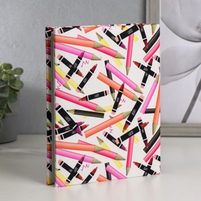 Фотоальбом на 200 фото 10х15 см "Цветные карандаши" МИКС 22,5х17,5х5 см