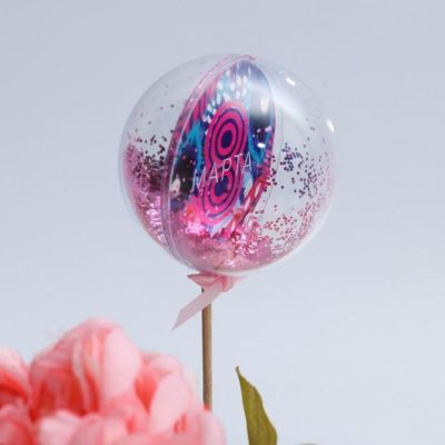 Украшение для букета «Перья», 7 х 25 см