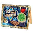 Медаль на открытке "Лучший дедушка"