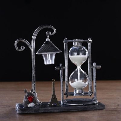 Песочные часы "Уличный фонарик", сувенирные, с подсветкой, 15.5 х 6.5 х 15.5 см, микс