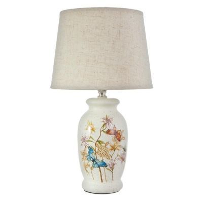 Настольная лампа 16817/1 E14 40Вт белый h.36см