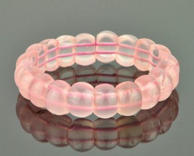 Браслет Розовый кварц "Лилу" арт.бНКР-3(15-10)-18-5