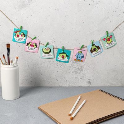 Набор открыток с пожеланиями «Авокадо», 7шт