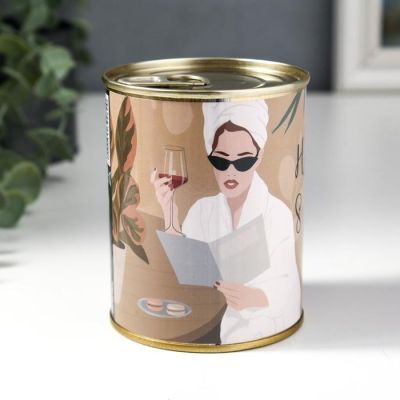 Носки в банке "Носочки с 8 марта"