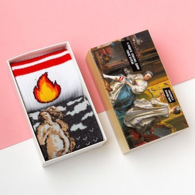 Набор женских носков "Утро" 2 пары, р. 36-40 (23-25 см)