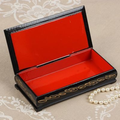 Шкатулка - купюрница «Тройка», 8,5×17 см, лаковая миниатюра