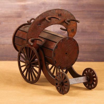 Мини-бар деревянный "Пушка", 30 см (разборная модель)