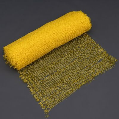 Декоративный материал из ПВХ нити, 1х10 м, желтый