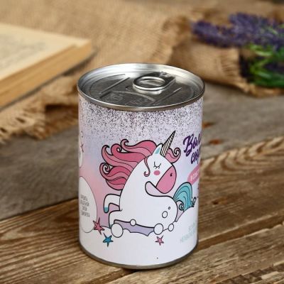 Сувенир банка "Волшебный сюрприз" внутри: соль для ванн 10х7,3х7,3 см