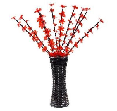 Светодиодная ваза "Цветок сакуры" (80 × 16 см. красный)