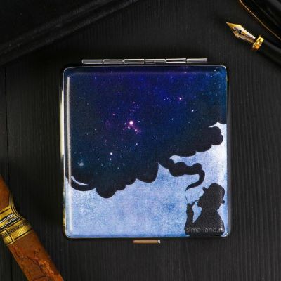 Портсигар "Джентльмен",  9.6 х 9,6 см