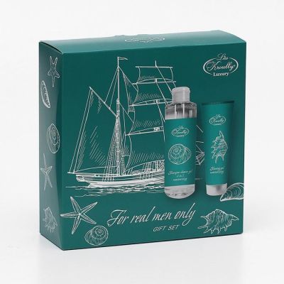 Подарочный набор Liss Kroully: гель для бритья и шампунь-гель для душа 2 в 1