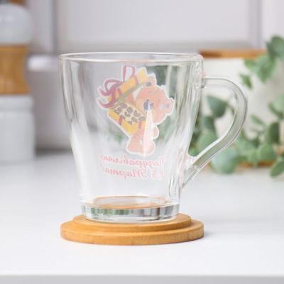 Кружка "Поздравляю с 8 Марта!" мишка, 200 мл