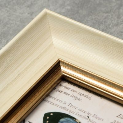 Фоторамка пластик 10х15 см "Марселье" светлый беж 22,5х17,5х2 см