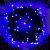 Гирлянда «Нить» 10 м, IP44, УМС, тёмная нить, 100 LED, свечение синее, 220 В