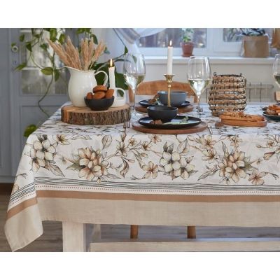 Скатерть "Этель" Floral mood 220х147 см, 100 % хлопок, репс 210 гр/м2