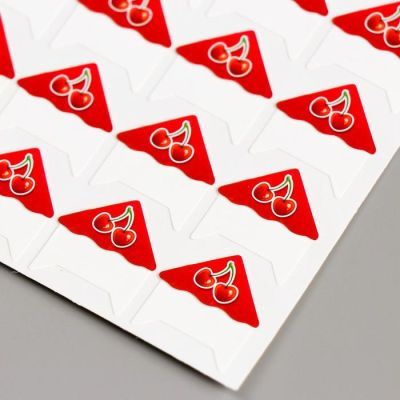 Набор уголков с кармашком для фотографий 24 уголка "Фруктики" МИКС 12,7х9,5 см