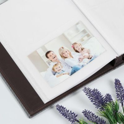 Фотоальбом на 160 фото 13х18 см "Диагональ" кожзам МИКС 30х22,5х3,5 см