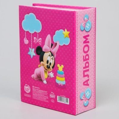 Фотоальбом на 100 фото "Наша доченька", Минни Маус