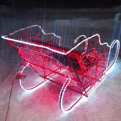 Светодиодная фигура «Сани», 200 × 95 × 95 см, 60 Вт, 220 В