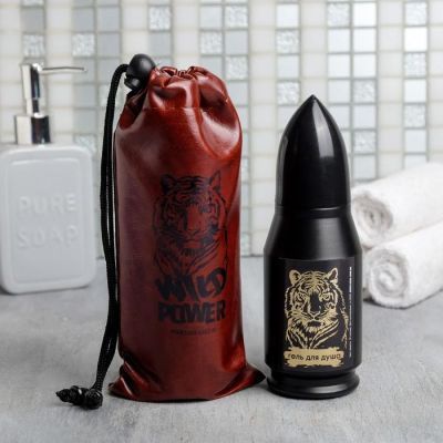 Гель для душа пуля Wild power 200 мл аромат мужской парфюм