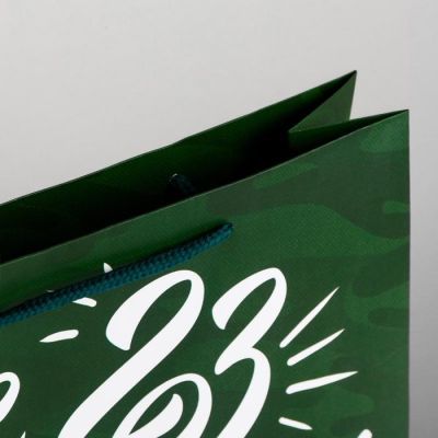 Пакет ламинированный вертикальный «Броня крепка», M 26 × 30 × 9 см