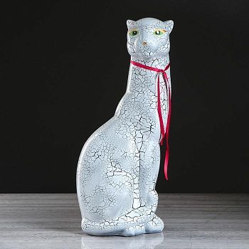 Копилка "Пантера", покрытие лак, белая, 50 см
