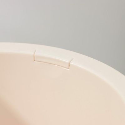 Кашпо для цветов со вставкой «Нежность», 5 л, цвет кремовый