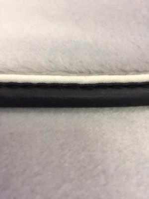 Накидка МЕХ JM-001-2 искусственный, "ЛИПУЧКА" светло-серый (2 шт.)