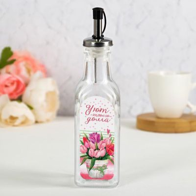 Емкость для масла и уксуса "Уют твоего дома", 150 мл