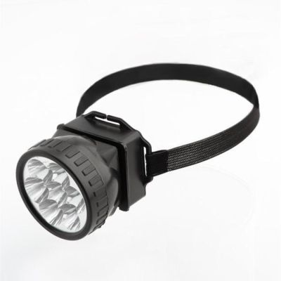 Фонарь налобный "Мастер К.", 7 LED, 1 режим, 3 АА, 7.5х6.3 см