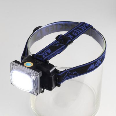 Фонарь налобный аккумуляторный "Мастер К." 5 Вт, 1200 мАч, 200 лм, USB, 8.5х6х6 см микс