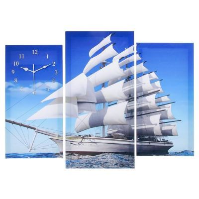 Часы настенные модульные «Фрегат», 60 × 80 см