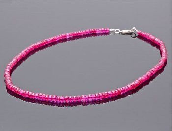 Бусы Шпинель рубиновая  "Драгоценное сияние" арт.П2923