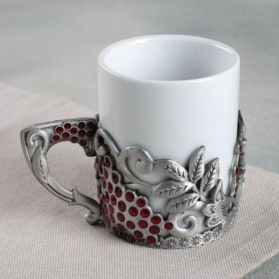 Кружка «Любимой бабушке», с металлическим декором, 150 мл