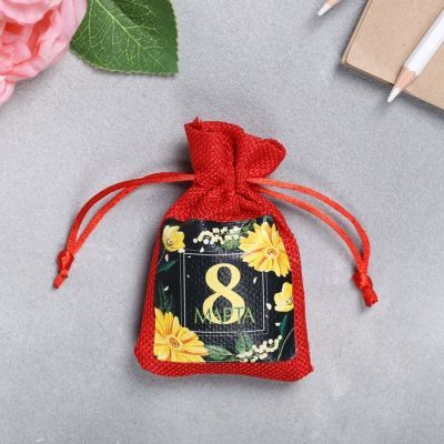 Мешочек с пожеланиями «Жёлтые цветы»