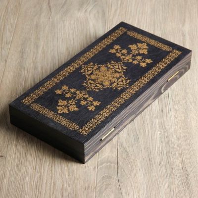 Нарды "Черное золото" (доска дерево 29х29 см)