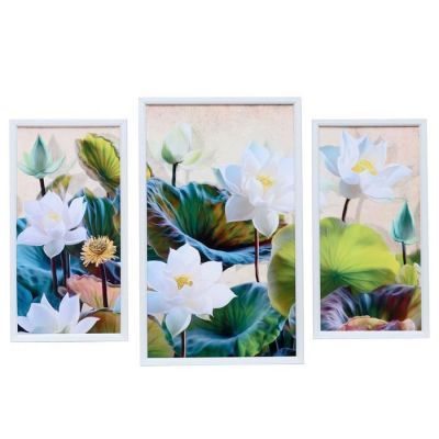 Картина модульная "Кувшинки" 29*49 - 1шт., 20*40 - 2шт., 50х70 см