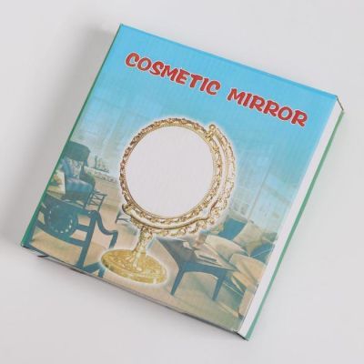 Зеркало настольное, с увеличением, зеркальная поверхность 9,5 х 12,5 см, цвет серебристый