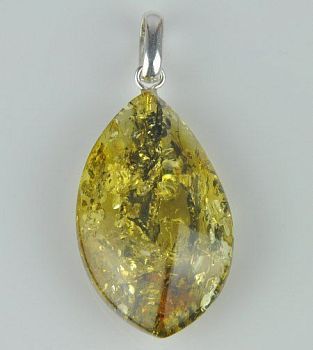 Кулон Янтарь "Золотой дождь" арт.ЯК-209