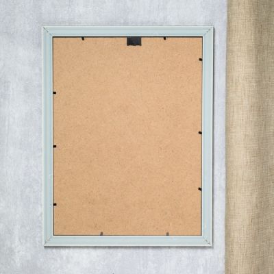 Фоторамка пластик 30х40 см "Золотые крестики" чёрная с белым 44,8х34,8 см