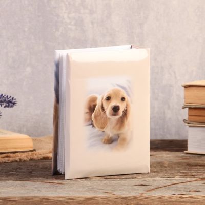 Фотоальбом на 96 фото 10х15 см "Щенята" 18,5х12,5х5,5 см