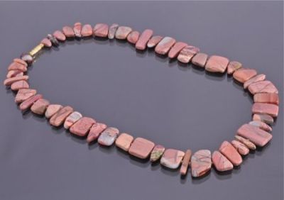 Бусы Яшма "Осенний вальс" арт.П1142