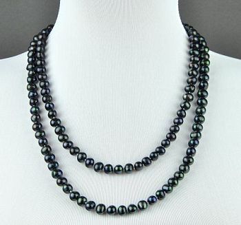 Бусы Жемчуг "Бесконечность" арт.НЖМ-1(8)-120-2-7