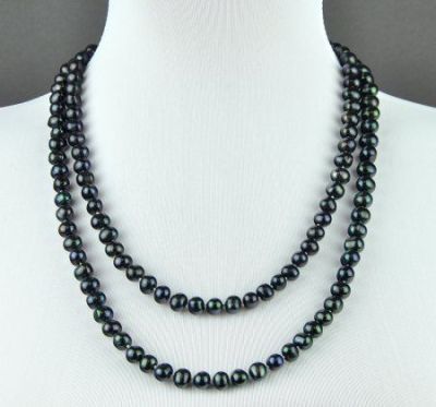 Бусы Жемчуг "Бесконечность" арт.НЖМ-1(8)-120-2-7