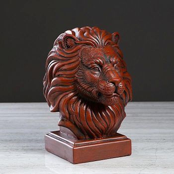 Копилка "Лев", коричневая, 24 см